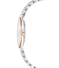 Swarovski Women's Attract Quartz Analog Two Tone Stainless Steel Bracelet Watch