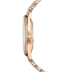 Swarovski Women's Attract Silver Dial Rose Gold Bracelet Watch
