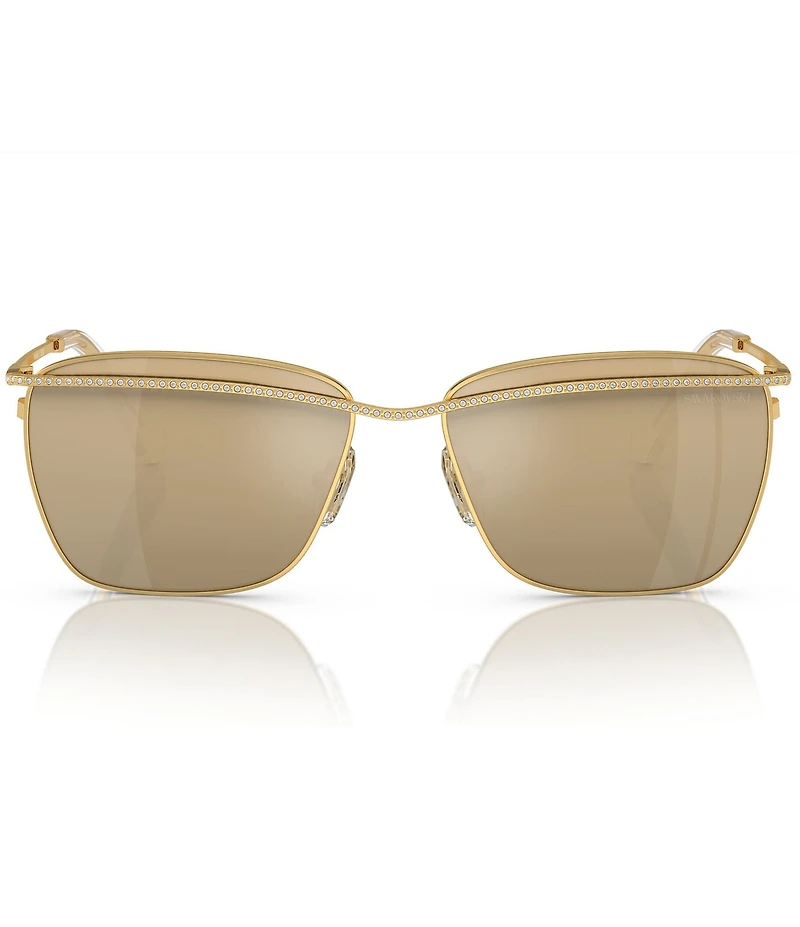 Swarovski SK7006 58mm Crystal Square Statement Sunglasses