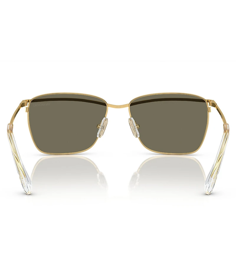 Swarovski SK7006 58mm Crystal Square Statement Sunglasses