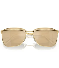 Swarovski SK7006 58mm Crystal Square Statement Sunglasses