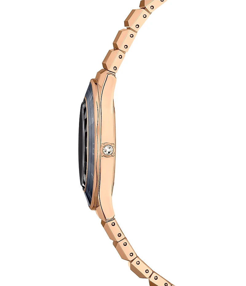 Swarovski Women's Dextera Analog Rose Gold Bracelet Watch