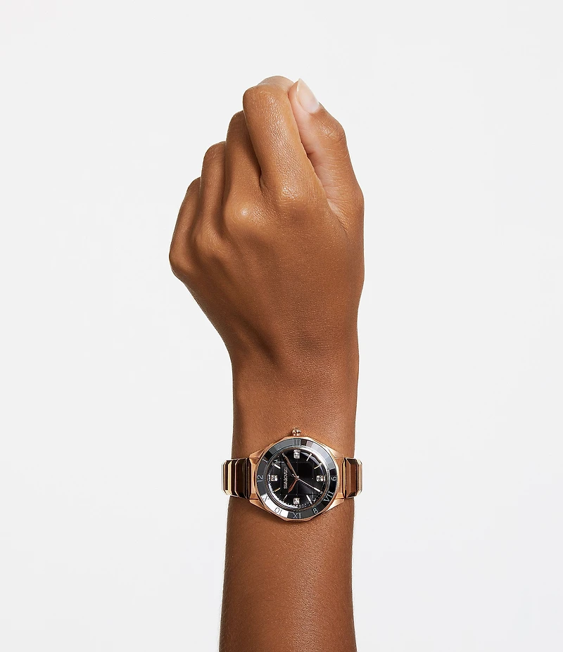 Swarovski Women's Dextera Analog Rose Gold Bracelet Watch
