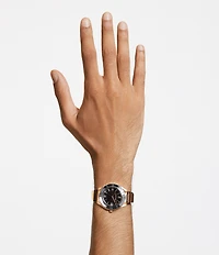 Swarovski Women's Dextera Analog Rose Gold Bracelet Watch