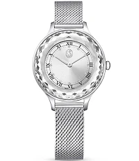 Swarovski Women's Octea Nova Quartz Analog Stainless Steel Mesh Bracelet Watch