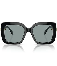 Swarovski SK6001 55mm Jeweled Square Statement Sunglasses