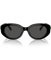 Swarovski Women's SK6002 53mm Oval Sunglasses