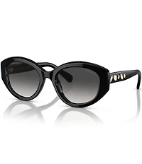 Swarovski SK6005 53mm Crystal Cat Eye Sunglasses