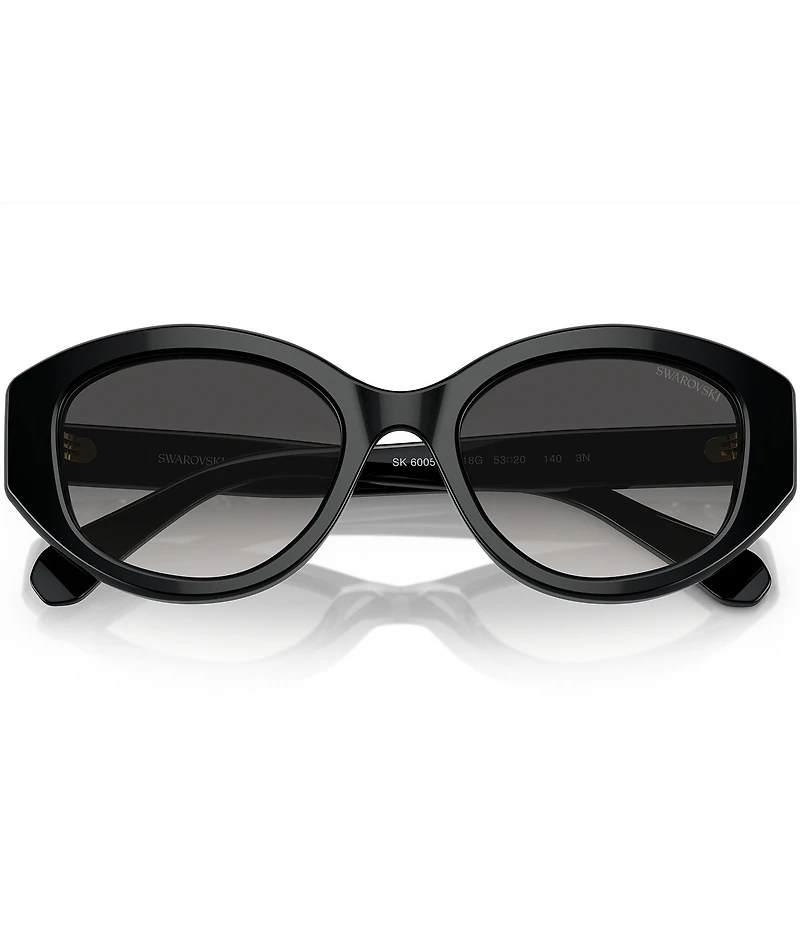 Swarovski SK6005 53mm Crystal Cat Eye Sunglasses