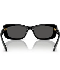 Swarovski SK6008 54mm Jeweled Rectangle Sunglasses