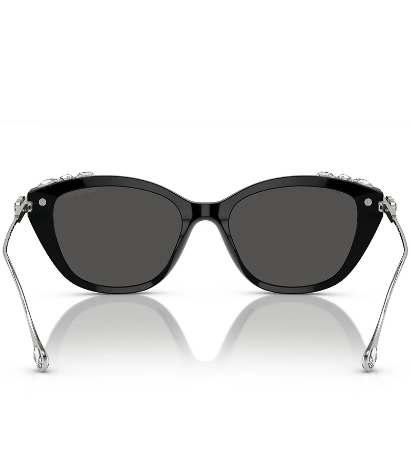 Swarovski SK6010 53mm Jeweled Cat Eye Sunglasses