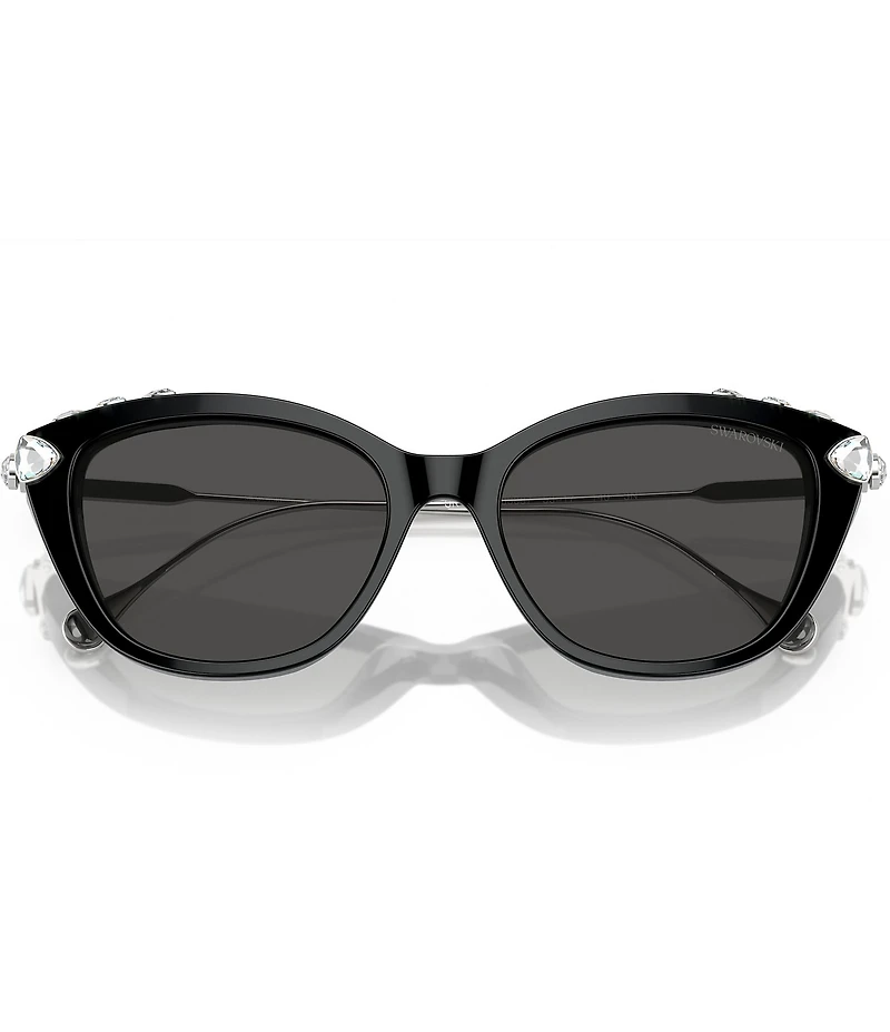 Swarovski SK6010 53mm Jeweled Cat Eye Sunglasses