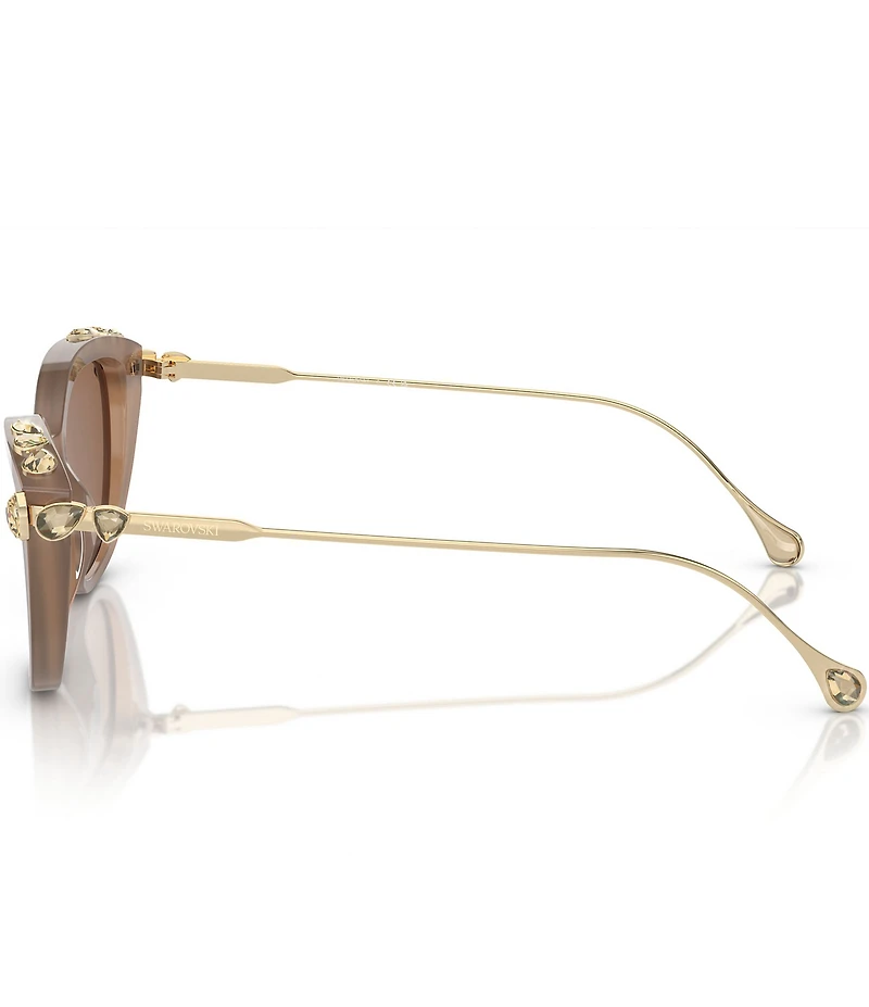 Swarovski SK6010 53mm Jeweled Cat Eye Sunglasses