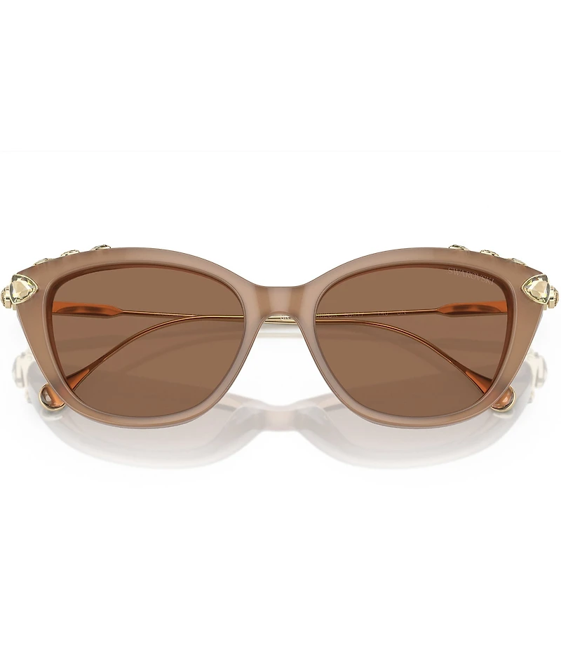 Swarovski SK6010 53mm Jeweled Cat Eye Sunglasses