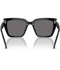 Swarovski Women's SK6013 54mm Cat Eye Polarized Sunglasses