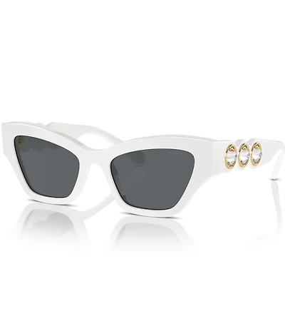 Swarovski SK6021 53mm Jeweled Cat Eye Sunglasses