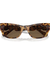 Swarovski SK6022F 53mm Crystal Tortoise Cat Eye Sunglasses