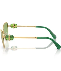 Swarovski SK7003 57mm Statement Cat Eye Sunglasses