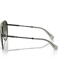 Swarovski SK7005 61mm Gradient Lens Aviator Sunglasses
