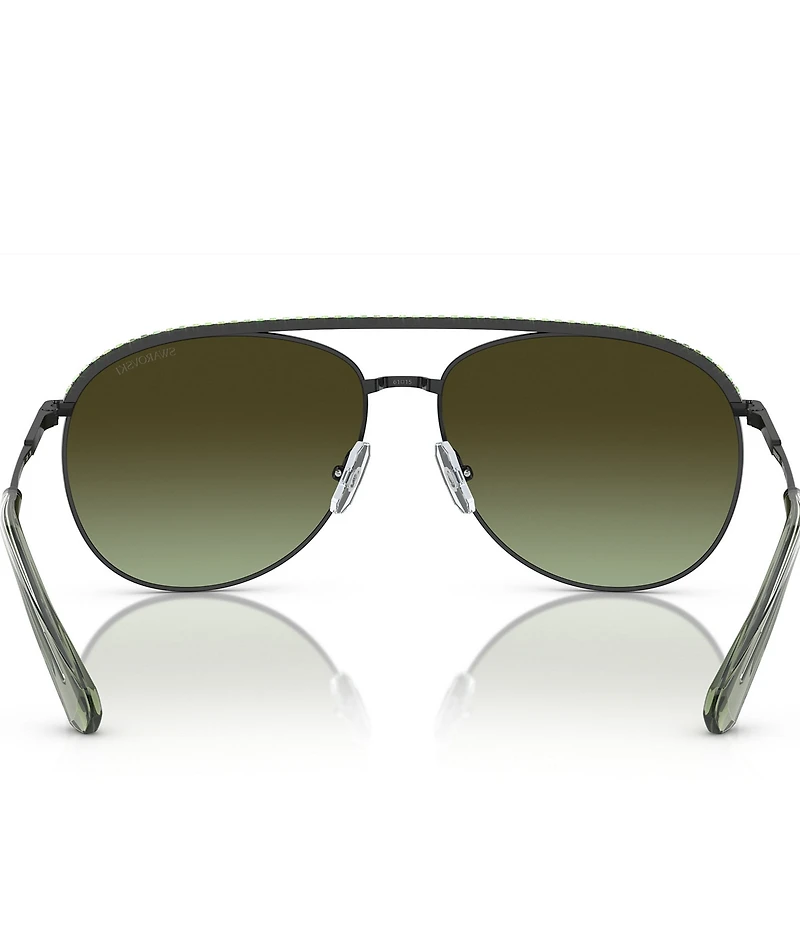 Swarovski SK7005 61mm Gradient Lens Aviator Sunglasses