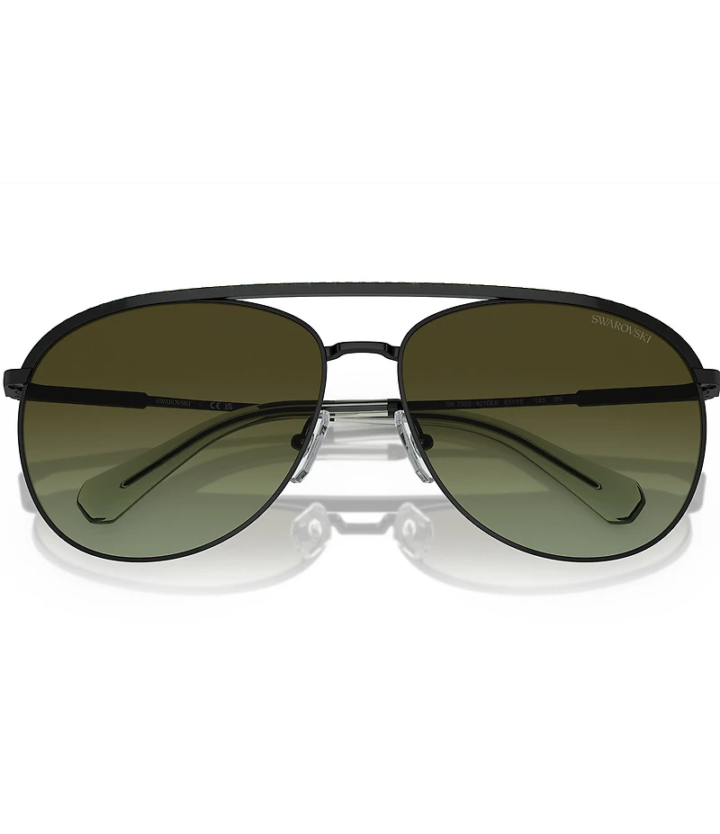 Swarovski SK7005 61mm Gradient Lens Aviator Sunglasses