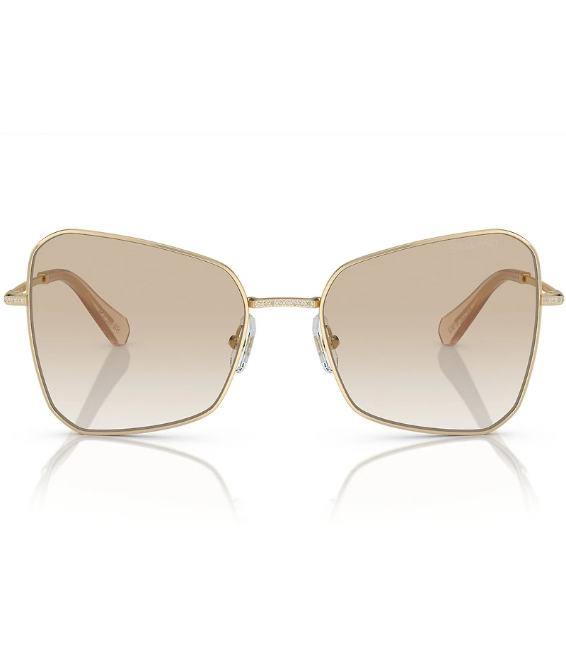 Swarovski SK7008 57mm Gradient Butterfly Sunglasses