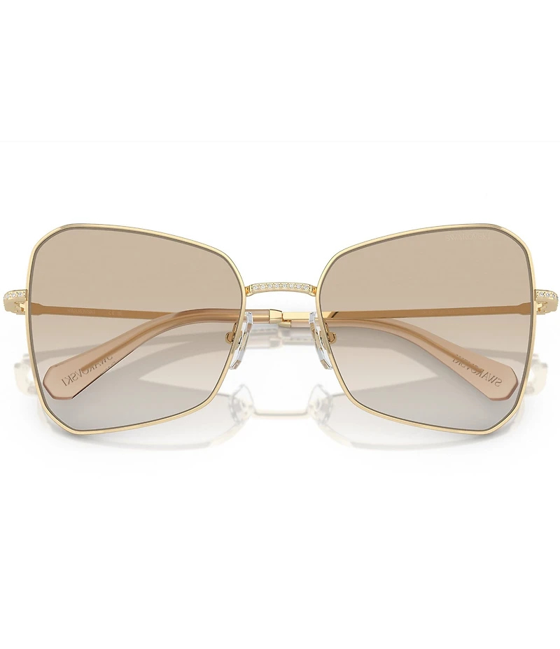 Swarovski SK7008 57mm Gradient Butterfly Sunglasses