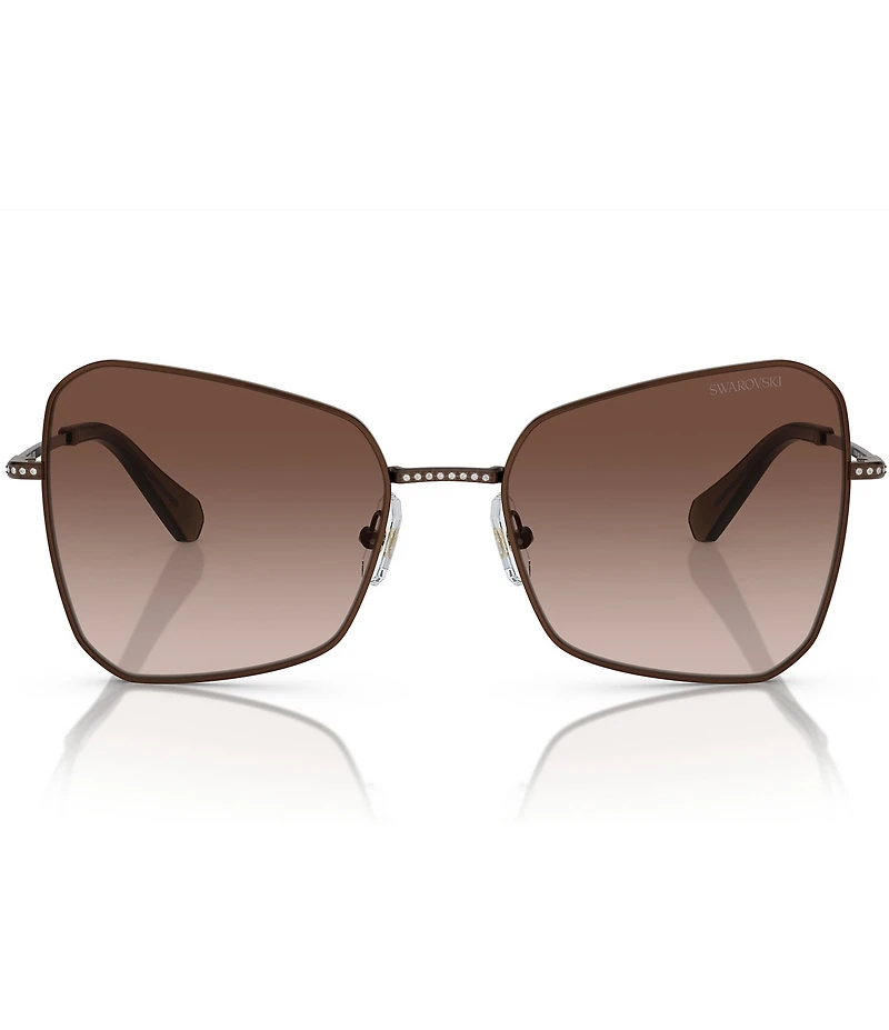 Swarovski SK7008 57mm Gradient Butterfly Sunglasses