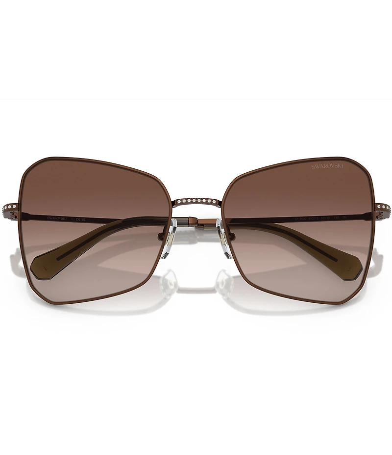 Swarovski SK7008 57mm Gradient Butterfly Sunglasses