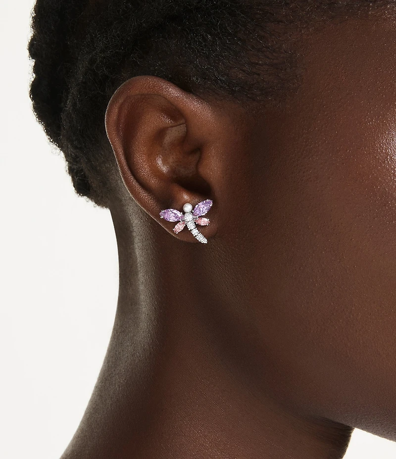 Swarovski x Ariana Grande Crystal Dragonfly Stud Earrings