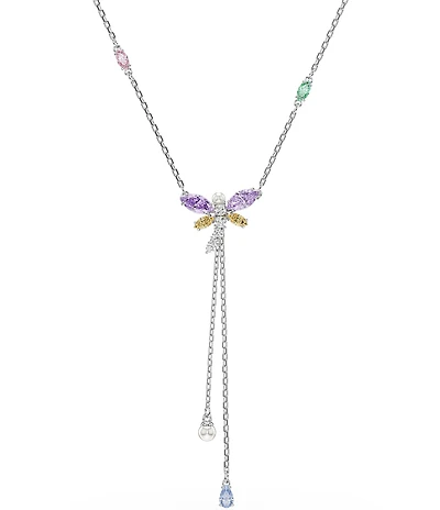 Swarovski x Ariana Grande Crystal Dragonfly Y Necklace
