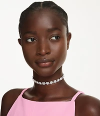 Swarovski x Ariana Grande Crystal Pearl Choker Necklace