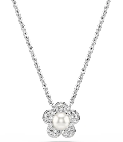 Swarovski x Ariana Grande Crystal Pearl Short Pendant Necklace