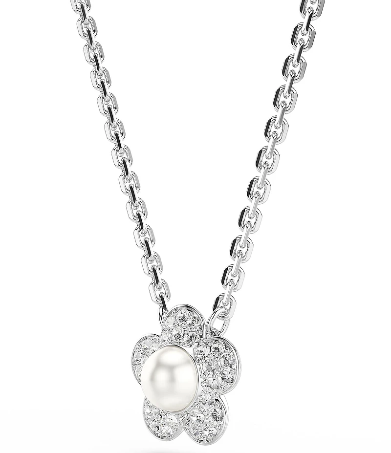 Swarovski x Ariana Grande Crystal Pearl Short Pendant Necklace