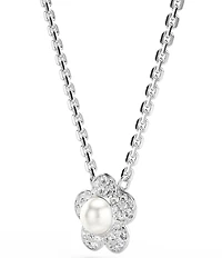 Swarovski x Ariana Grande Crystal Pearl Short Pendant Necklace