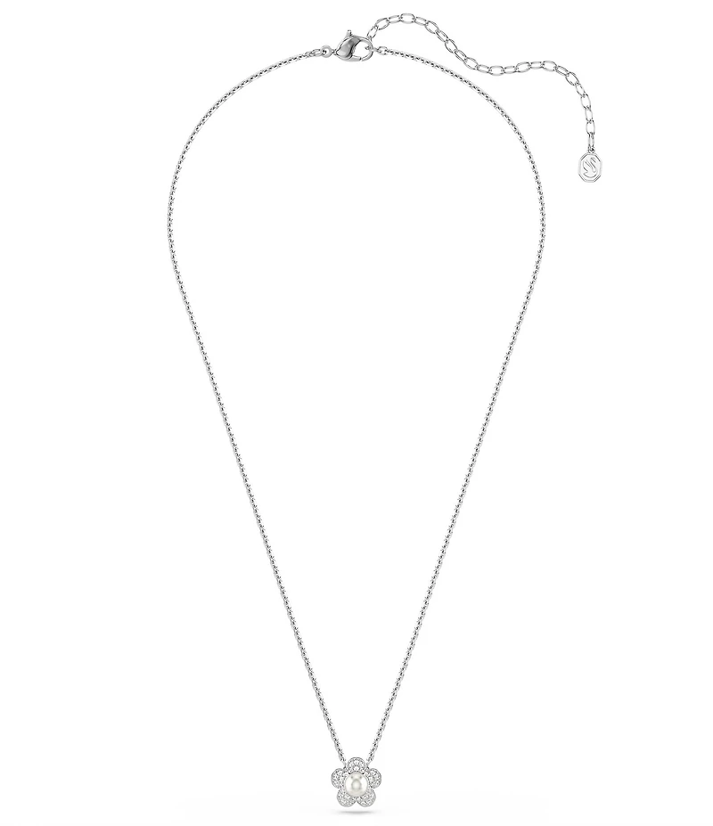 Swarovski x Ariana Grande Crystal Pearl Short Pendant Necklace