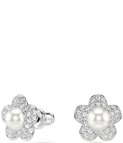 Swarovski x Ariana Grande Crystal Pearl Stud Earrings