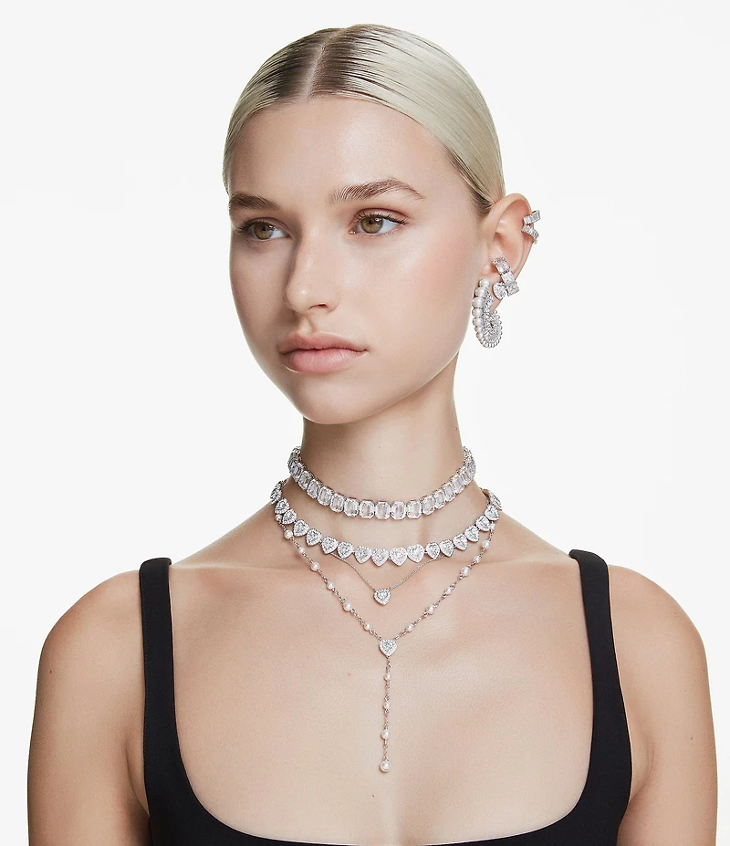 Swarovski x Ariana Grande Heart Y Necklace