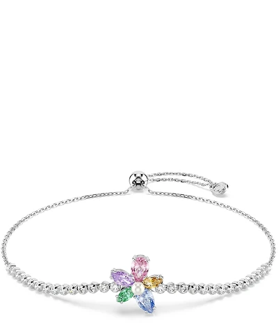 Swarovski x Ariana Grande Multicolored Crystal Flower Adjustable Bracelet