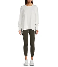 Sweaty Betty After Class Crew Neck Long Sleeve Longline Sweatshirt