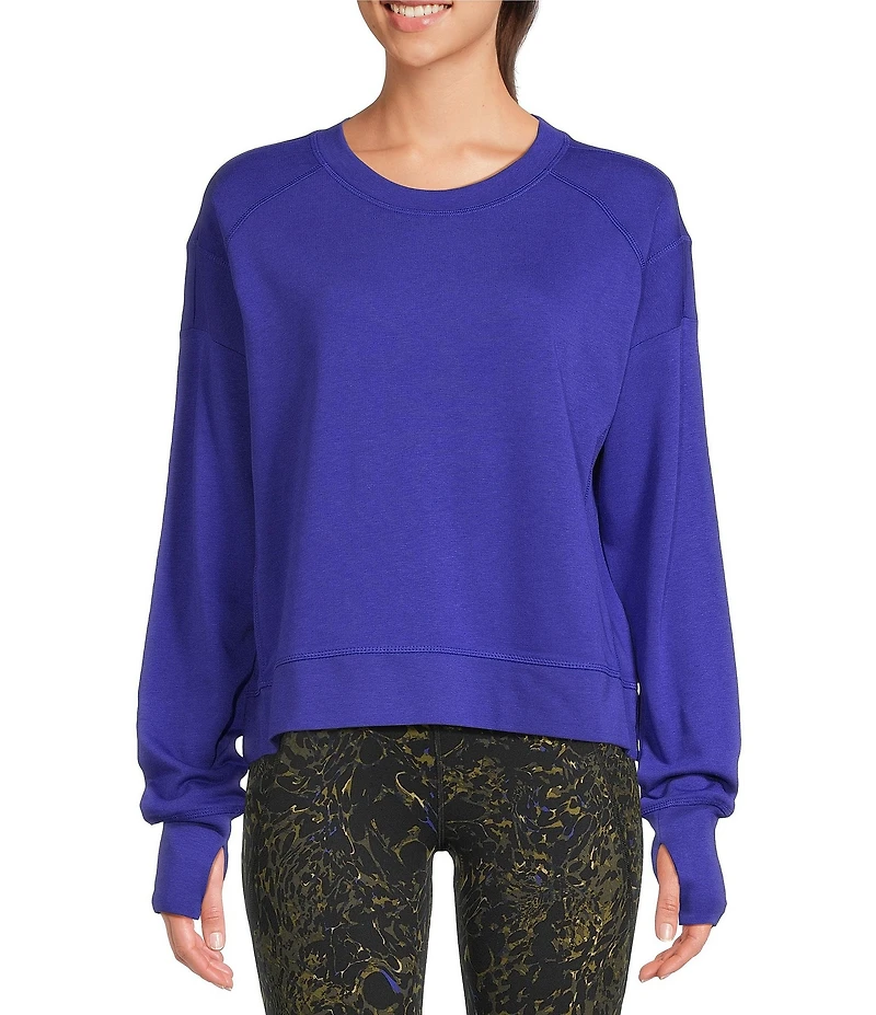 Sweaty Betty After Class Crop Long Sleeve Sweatshirt