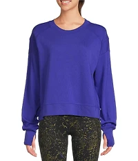Sweaty Betty After Class Crop Long Sleeve Sweatshirt