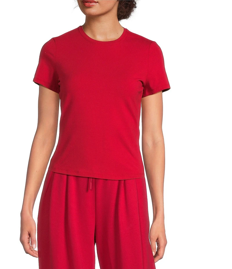 Sweaty Betty Essential Sculpt Crew Neck Short Sleeve Top