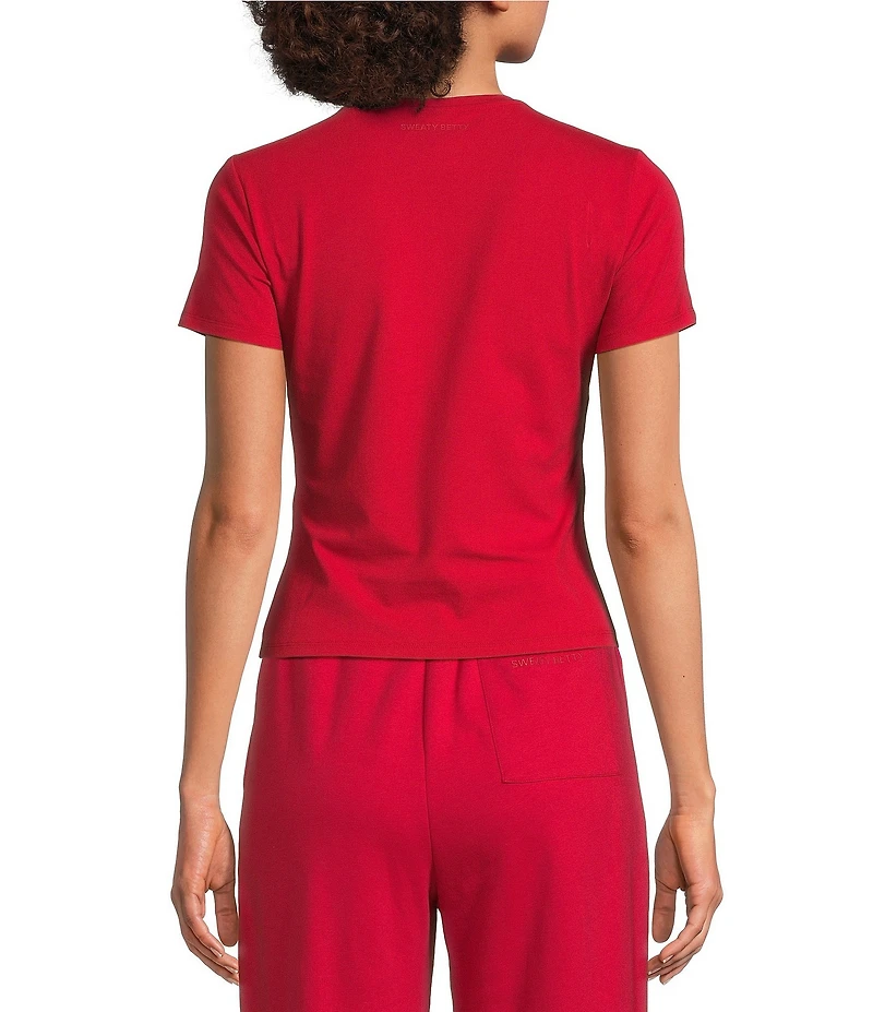 Sweaty Betty Essential Sculpt Crew Neck Short Sleeve Top