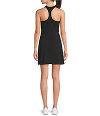 Sweaty Betty Power Workout Ribbed Knit Scoop Neck Bodycon Dress