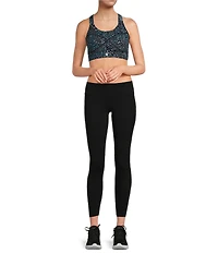 Sweaty Betty Printed Power Medium Support Racerback Sport Bra