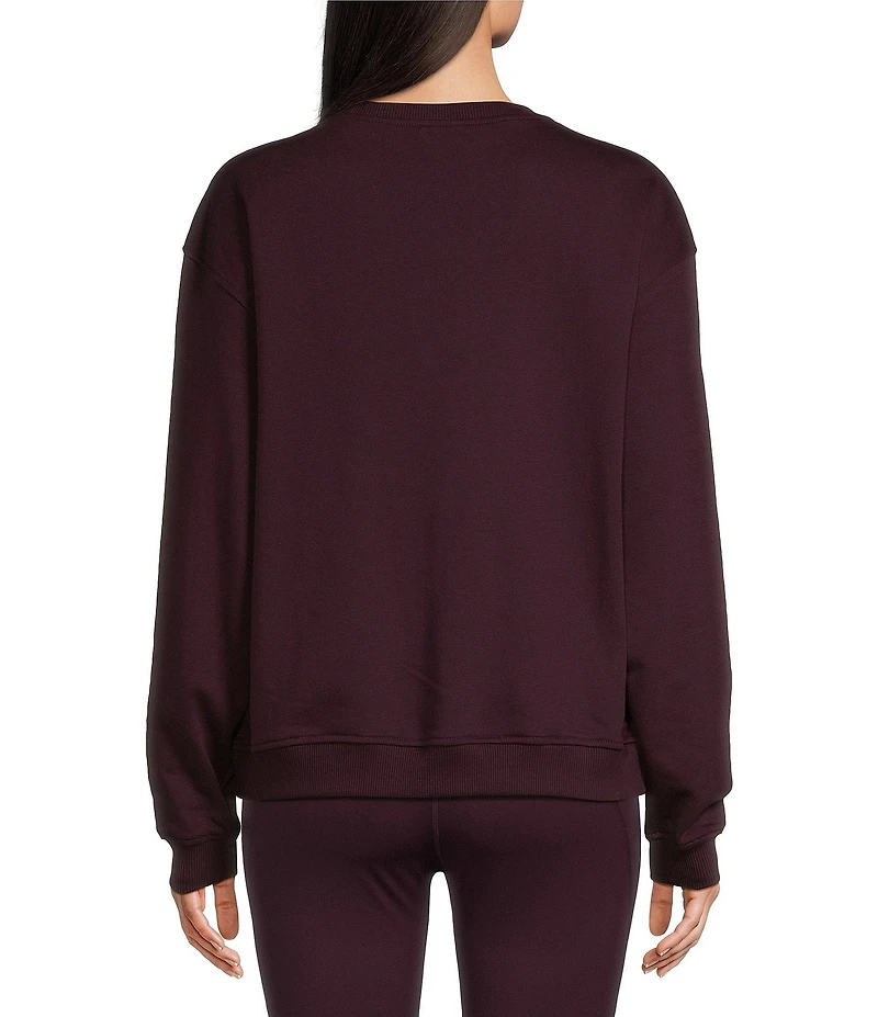 Sweaty Betty Revive Crew Neck Long Sleeve Pullover Sweatshirt