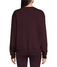 Sweaty Betty Revive Crew Neck Long Sleeve Pullover Sweatshirt