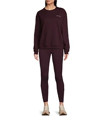 Sweaty Betty Revive Crew Neck Long Sleeve Pullover Sweatshirt