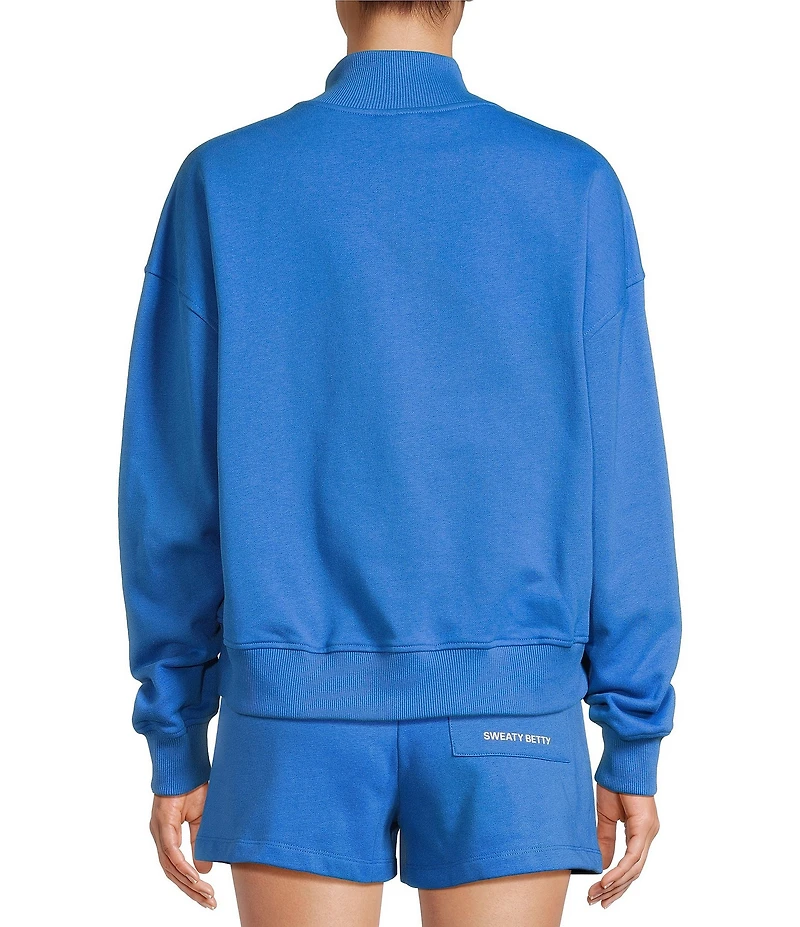 Sweaty Betty Revive Crop Half Zip Coordinating Sweatshirt